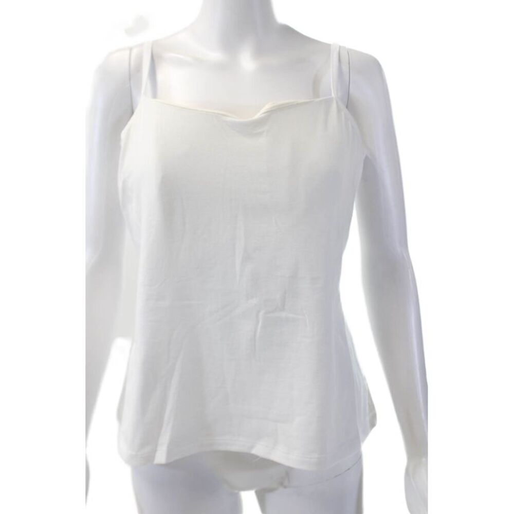 Panache Womens Cotton Built In Support Underwired Bra Vest White Size 42C